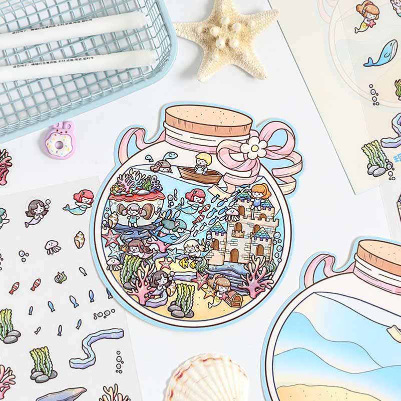 Realm of Dreams Scene Stickers - 4 Lovely Miniature Scenes